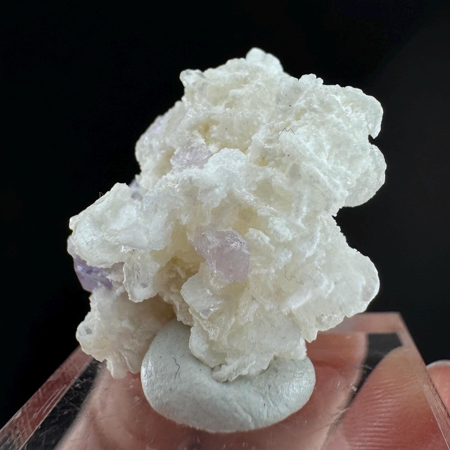 Purple Fluorapatite w/ Albite (Afghanistan) | fluorapatite crystal, natural purple apatite, mineral specimen