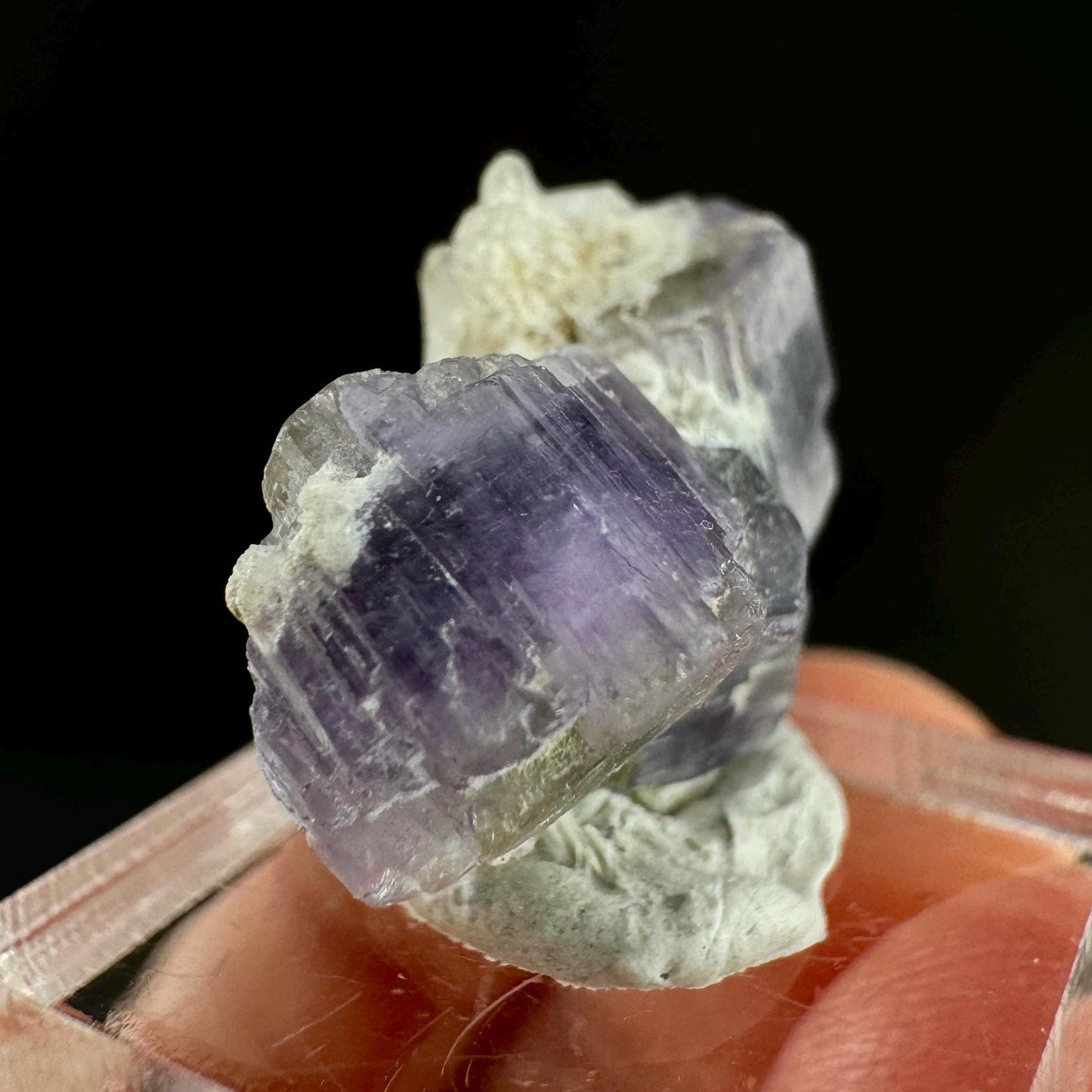 Purple Fluorapatite (Afghanistan) | fluorapatite crystal, natural purple apatite, mineral specimen