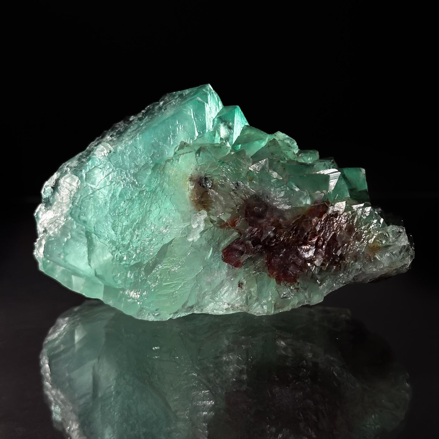Riemvasmaak Fluorite (South Africa) | octahedral fluorite, green fluorite, mineral specimen