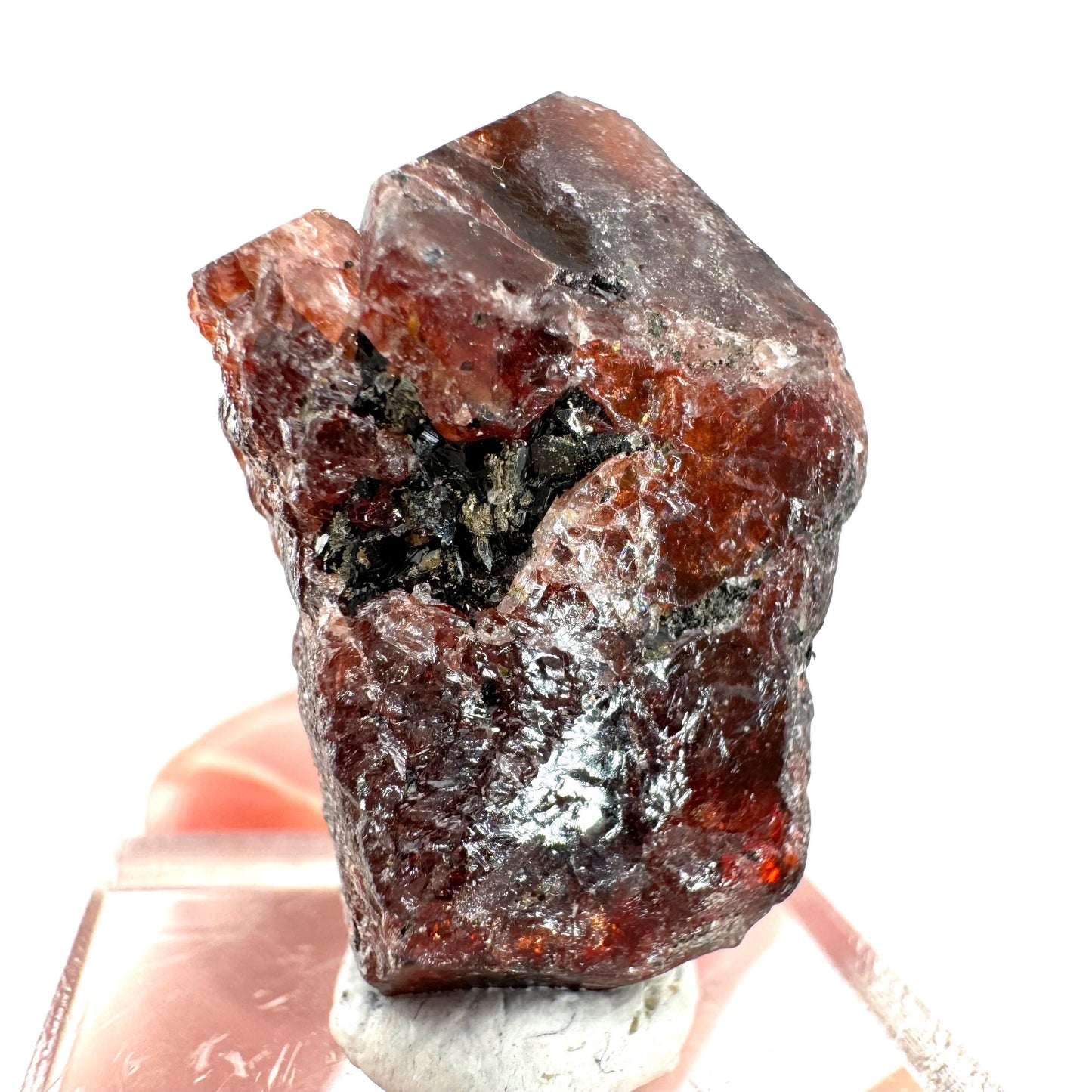 Red Zircon Specimen (Pakistan) | natural red zircon, raw zircon, zircon crystal, mineral specimen