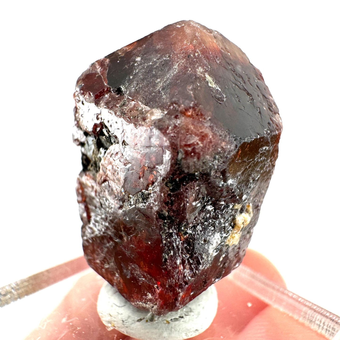 Red Zircon Specimen (Pakistan) | natural red zircon, raw zircon, zircon crystal, mineral specimen