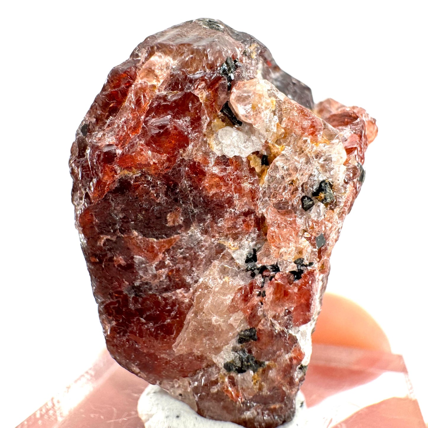Red Zircon Specimen (Pakistan) | natural red zircon, raw zircon, zircon crystal, mineral specimen