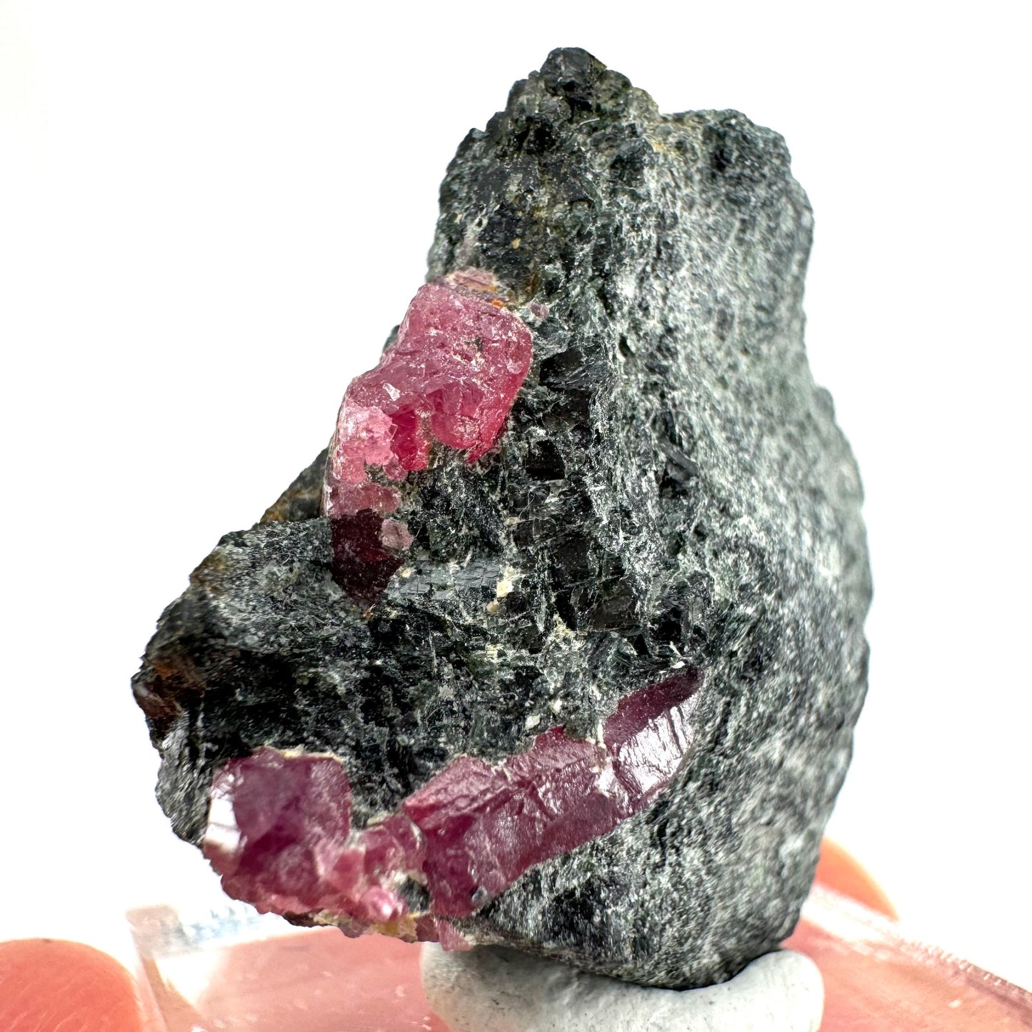 Natural Ruby on Matrix (Tanzania) | red ruby, authentic ruby, corundum var. ruby, mineral specimen