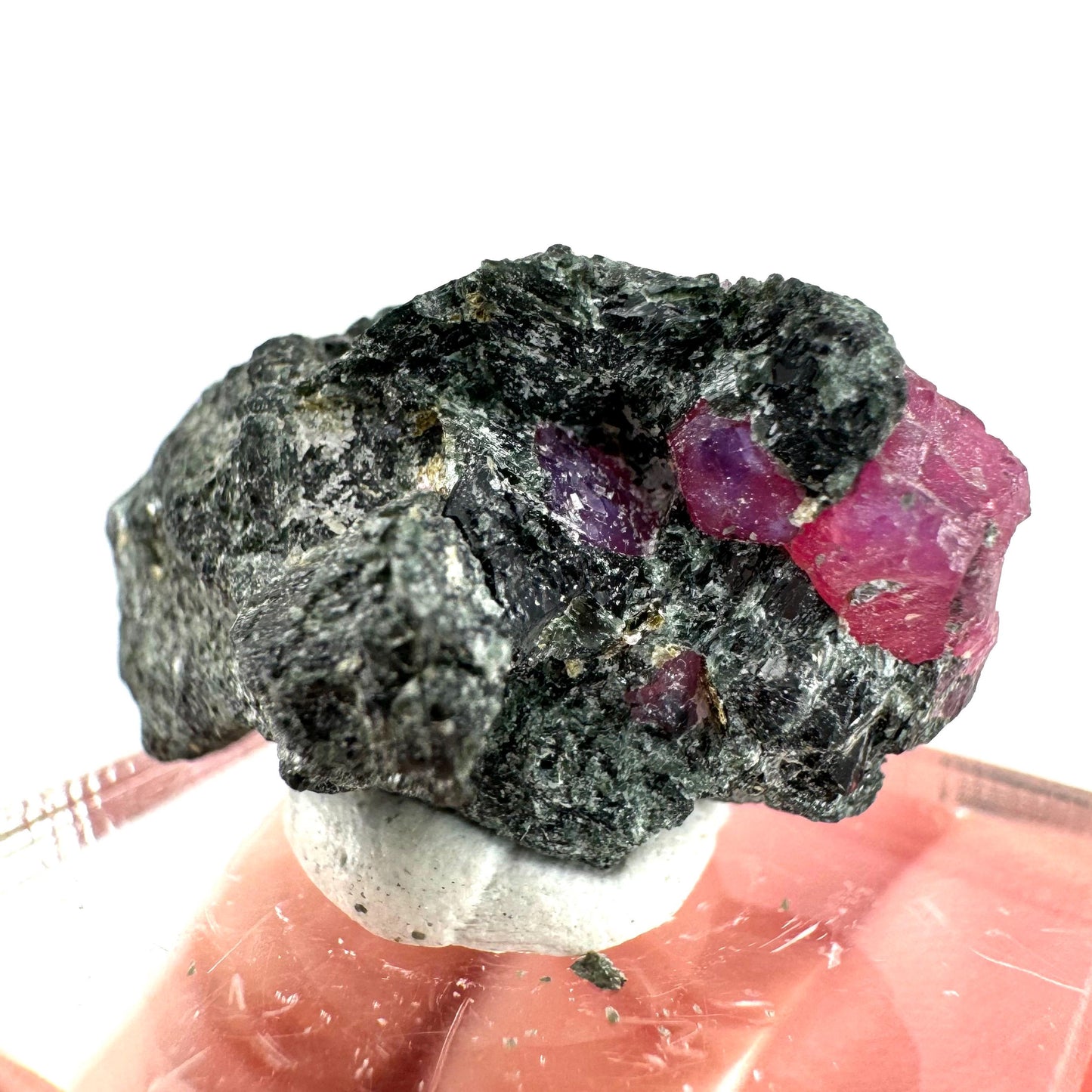 Natural Ruby on Matrix (Tanzania) | red ruby, authentic ruby, corundum var. ruby, mineral specimen