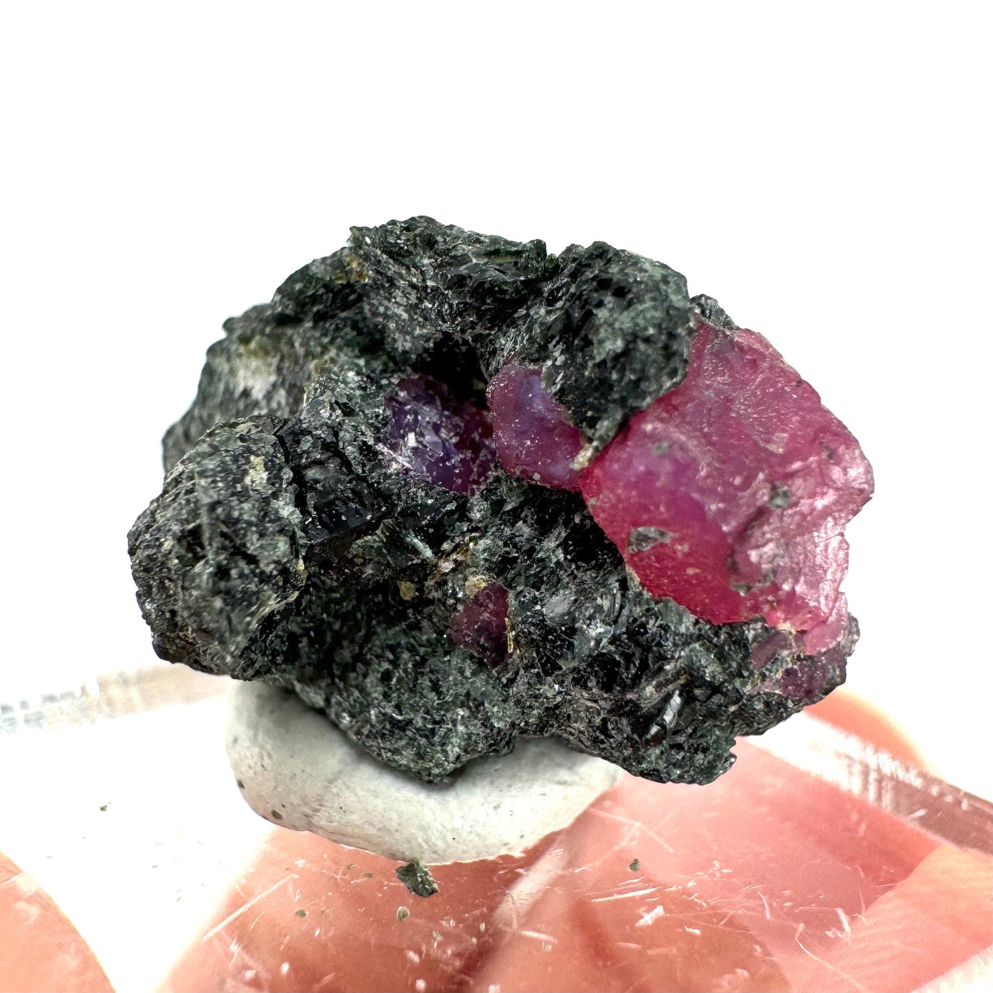 Natural Ruby on Matrix (Tanzania) | red ruby, authentic ruby, corundum var. ruby, mineral specimen