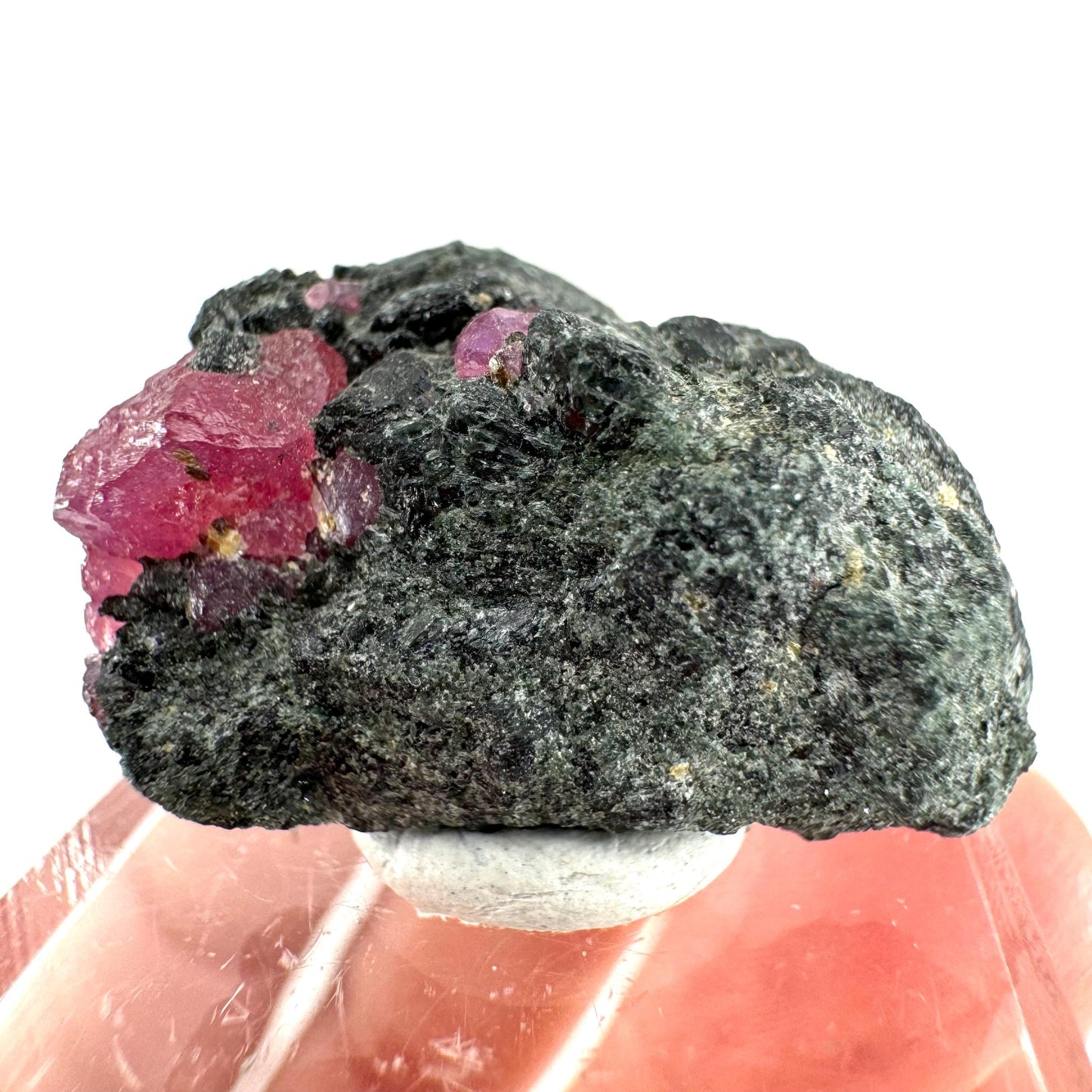 Natural Ruby on Matrix (Tanzania) | red ruby, authentic ruby, corundum var. ruby, mineral specimen