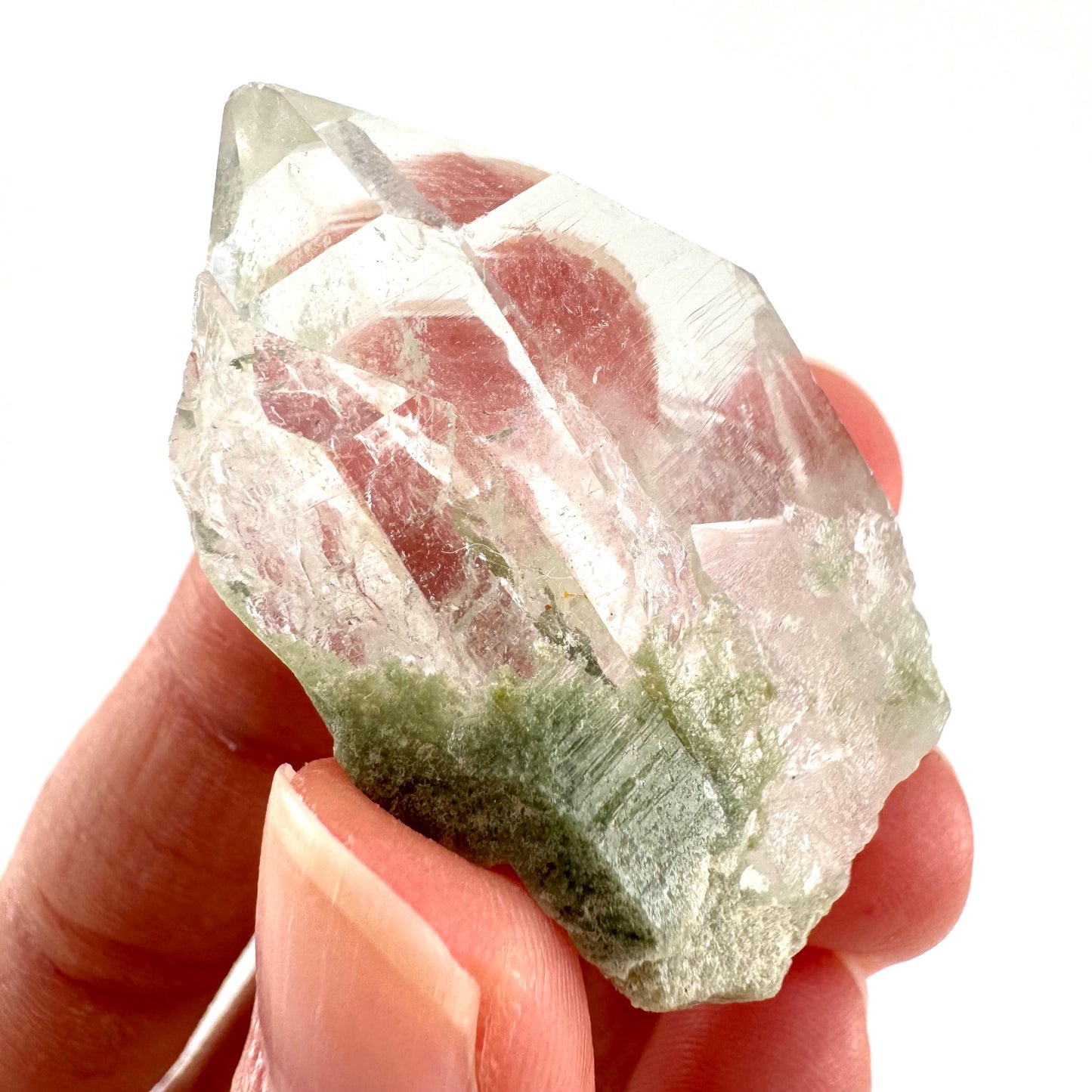 Chlorite Quartz (Pakistan) | green phantom quartz crystal, green chlorite quartz, mineral specimen