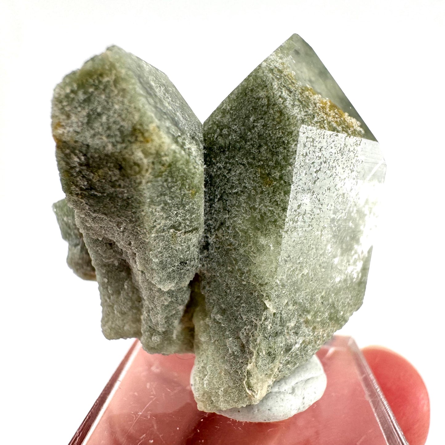 Chlorite Quartz (Pakistan) | green phantom quartz crystal, green chlorite quartz, mineral specimen