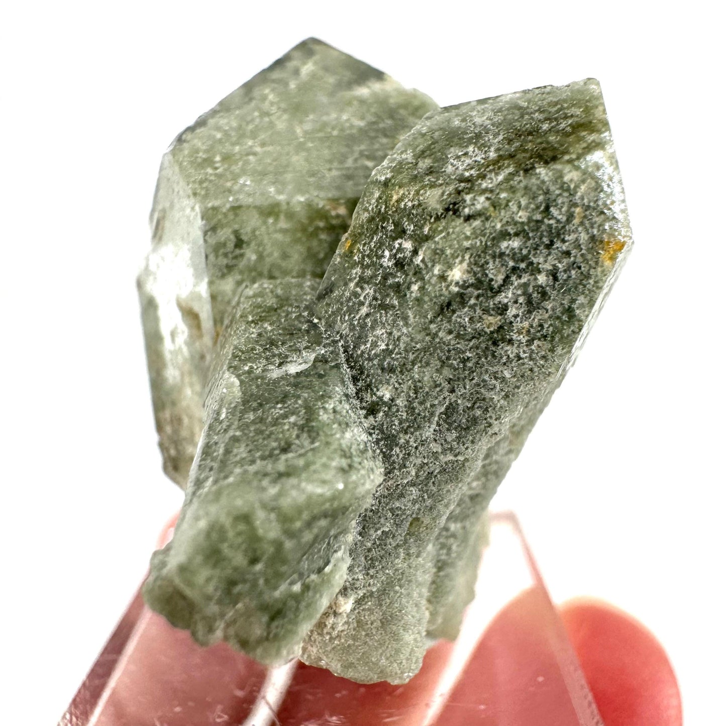 Chlorite Quartz (Pakistan) | green phantom quartz crystal, green chlorite quartz, mineral specimen
