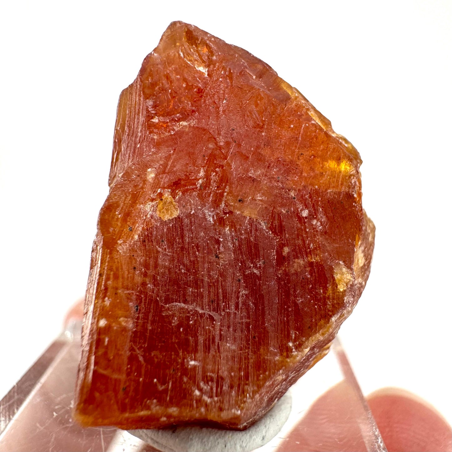 Scheelite (Pakistan) | natural orange scheelite, scheelite crystal, mineral specimen, rare crystals