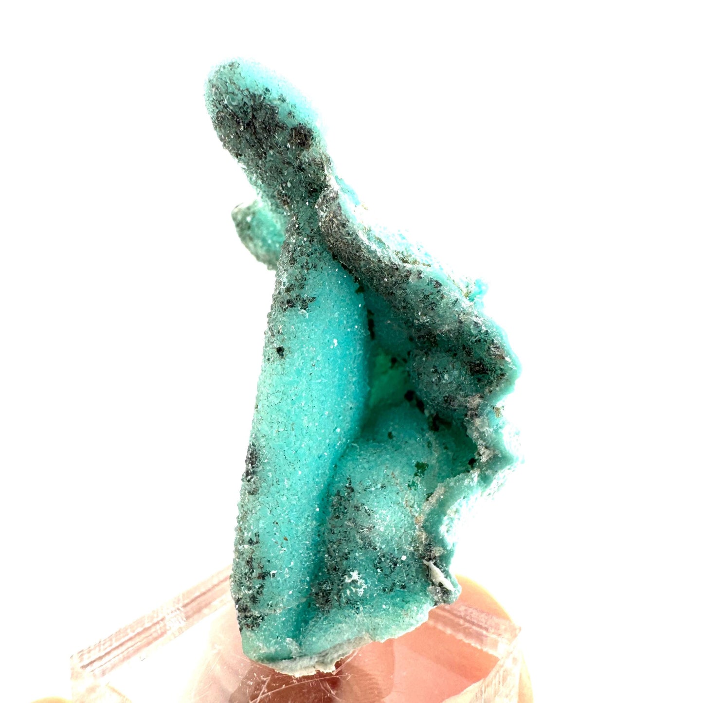 Chrysocolla Pseudomorph after Azurite (DR Congo) | blue chrysocolla crystal, mineral specimen