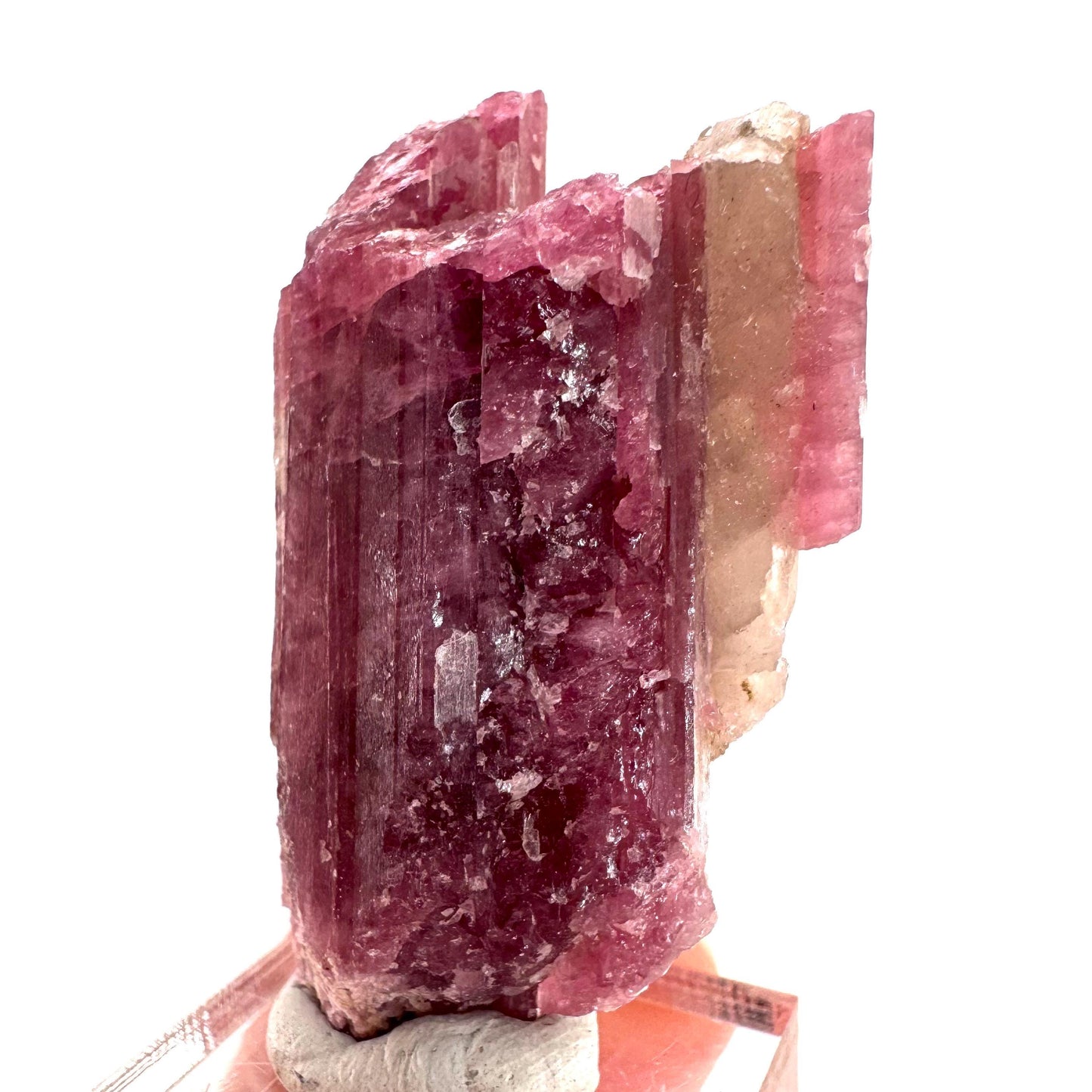 Rossmanite (Tanco Mine, Canada) | pink tourmaline crystal, rare minerals