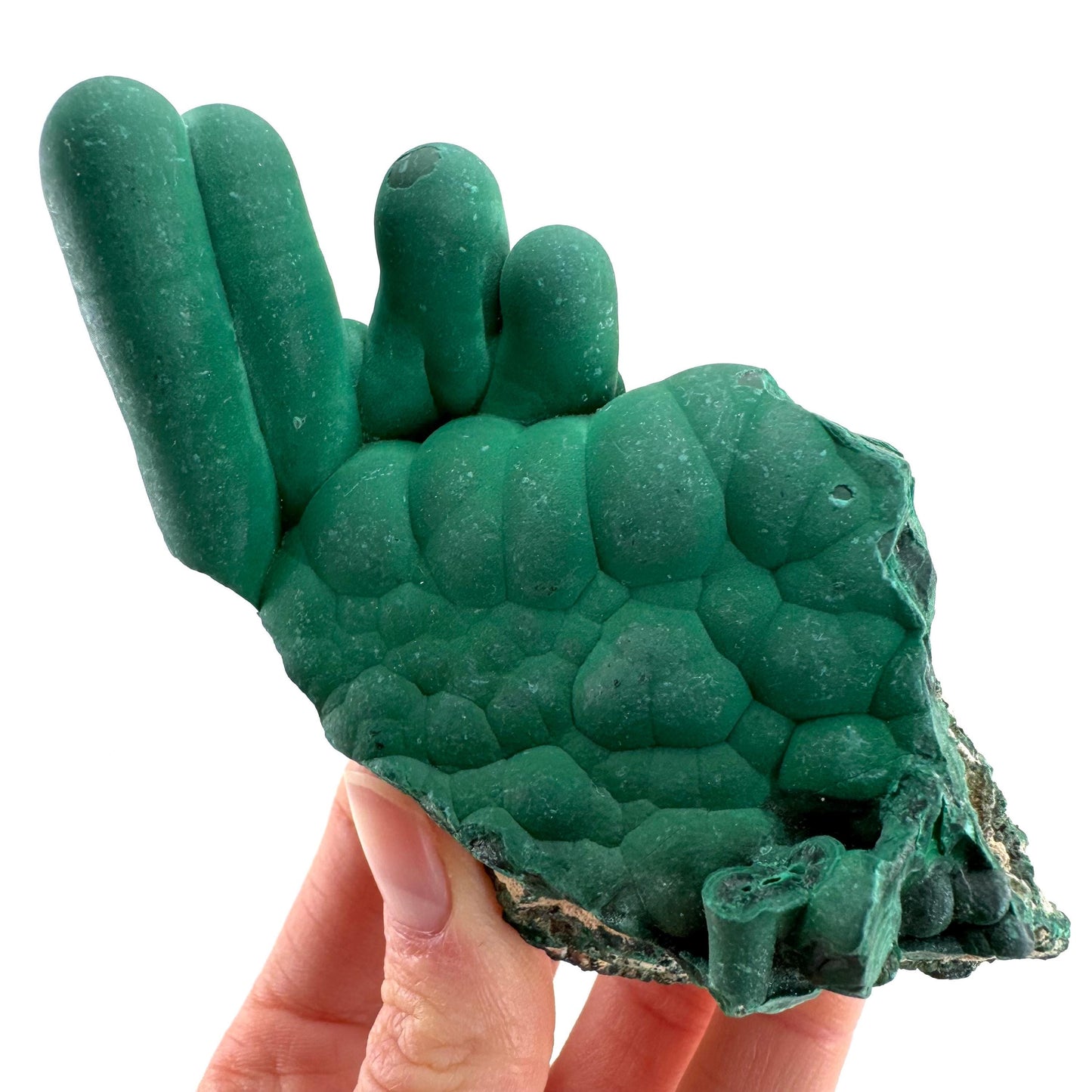 Malachite Stalactite (DR Congo) | natural malachite crystal, mineral specimen