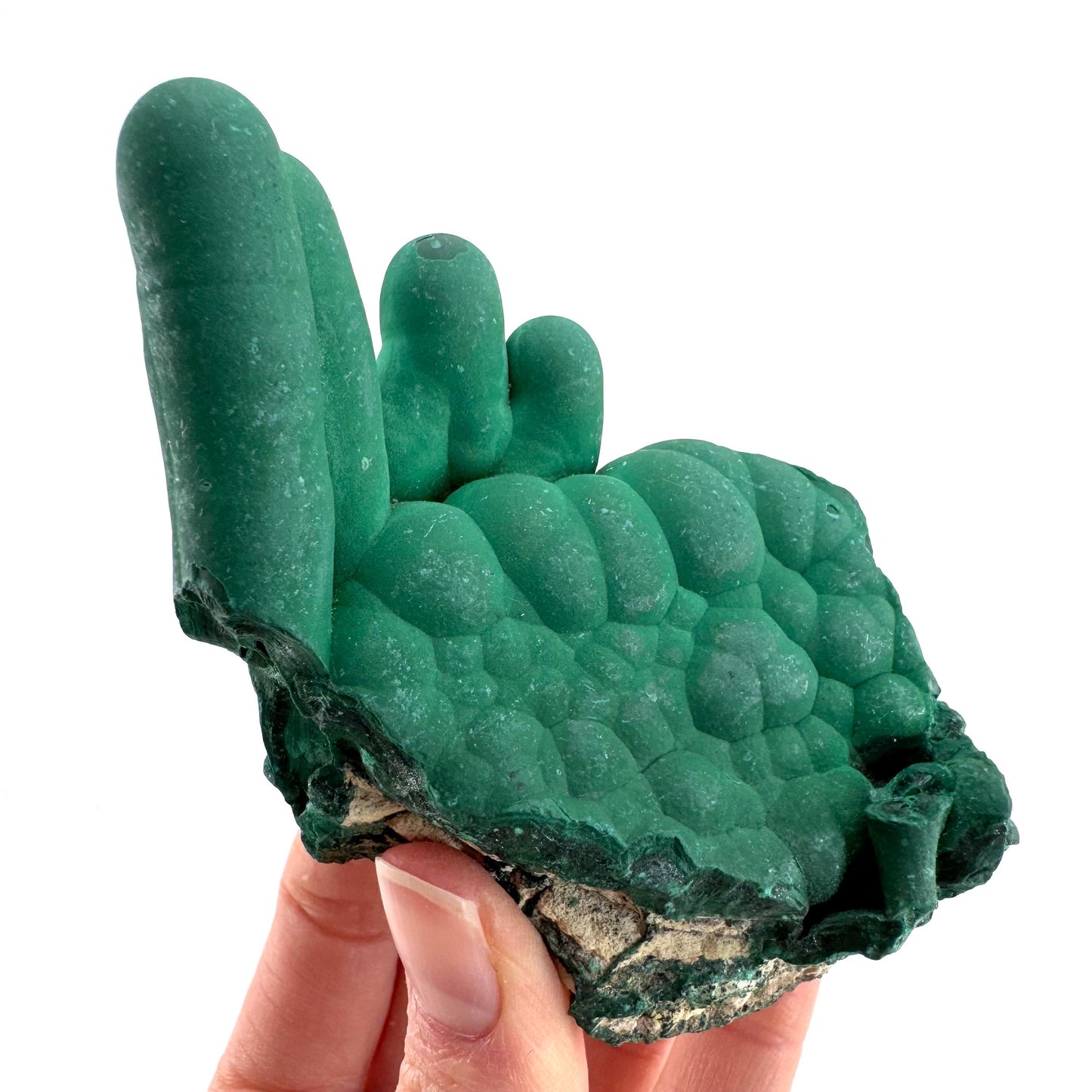 Malachite Stalactite (DR Congo) | natural malachite crystal, mineral specimen
