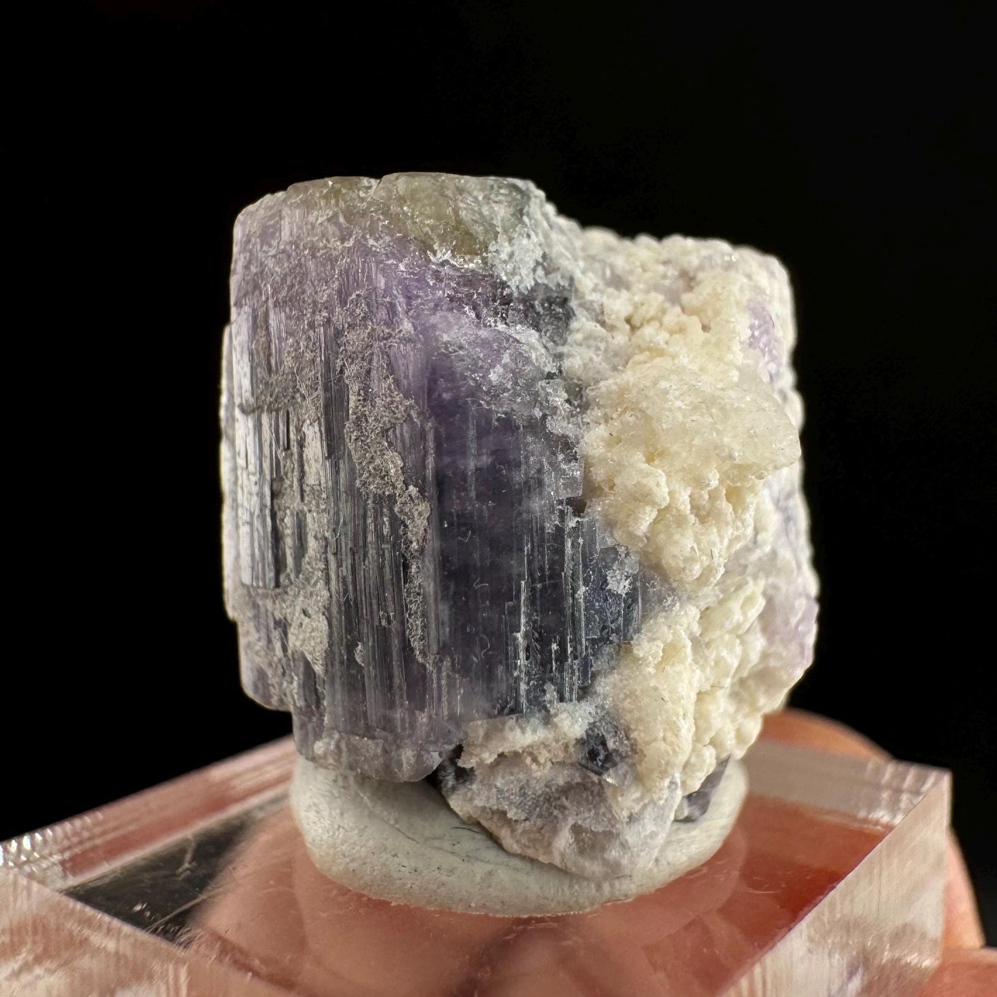 Purple Fluorapatite (Afghanistan) | fluorapatite crystal, natural purple apatite, mineral specimen