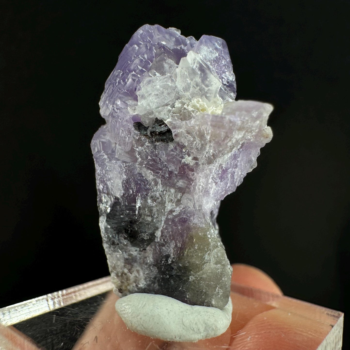 Purple Fluorapatite (Afghanistan) | fluorapatite crystal, natural purple apatite, mineral specimen