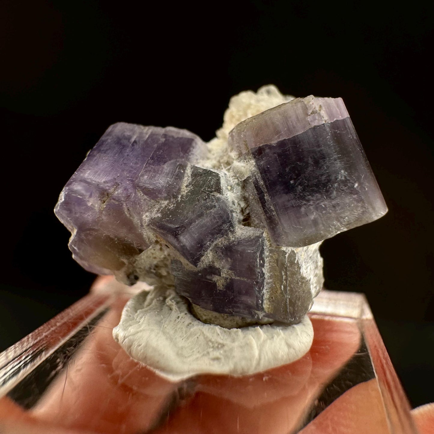Purple Fluorapatite (Afghanistan) | fluorapatite crystal, natural purple apatite, mineral specimen
