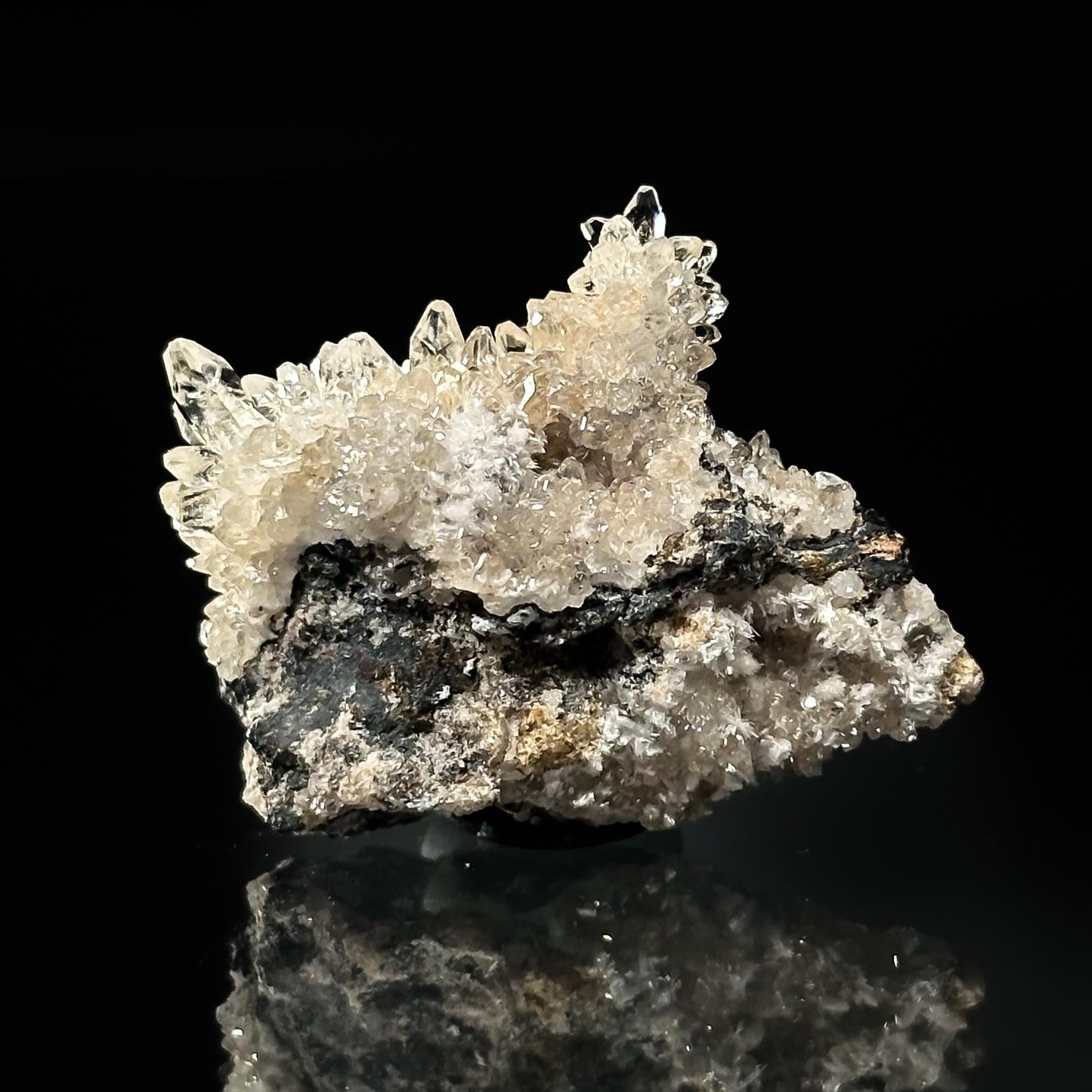 Oyelite on Calcite (South Africa) | calcite crystal, mineral specimen