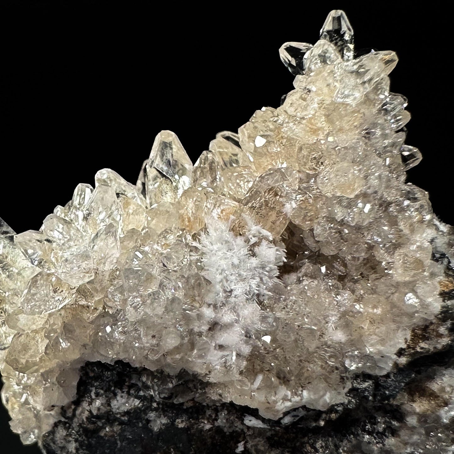 Oyelite on Calcite (South Africa) | calcite crystal, mineral specimen