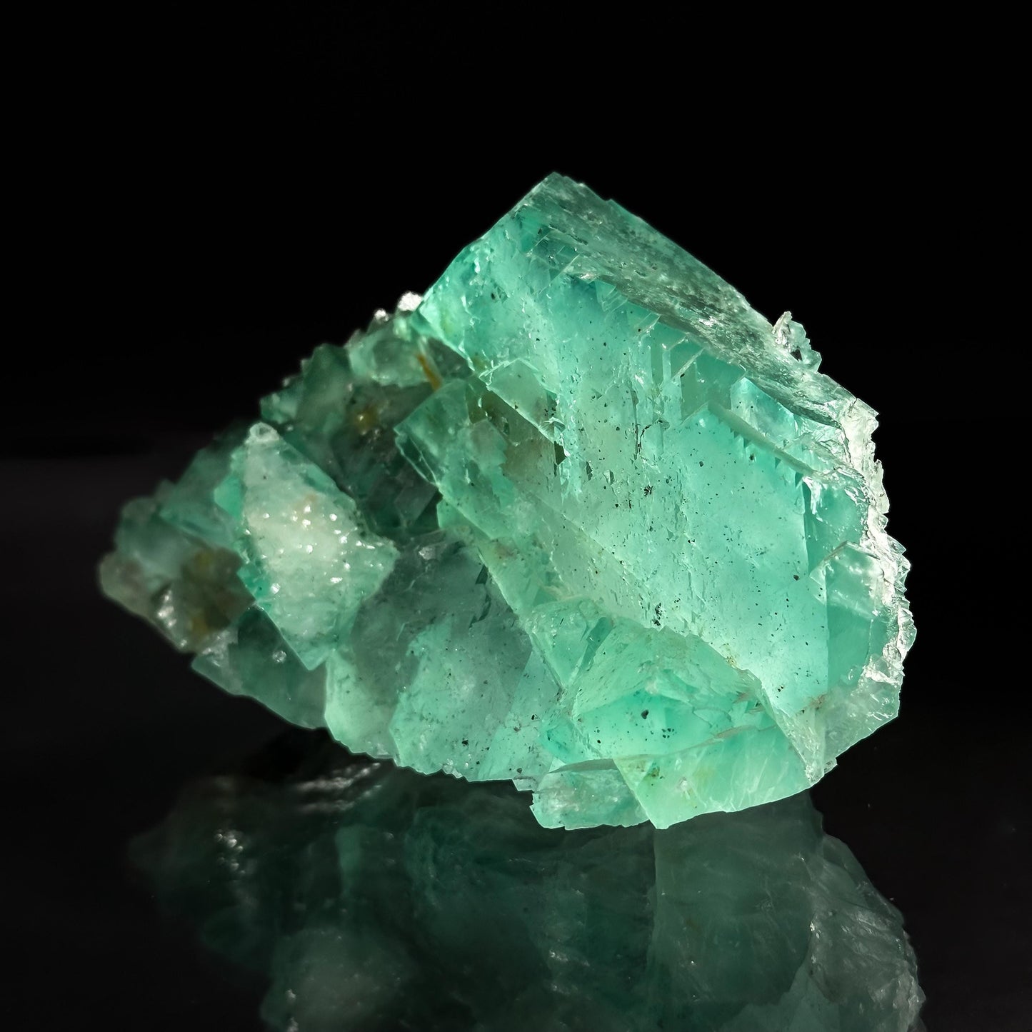 Riemvasmaak Fluorite (South Africa) | octahedral fluorite, green fluorite, mineral specimen