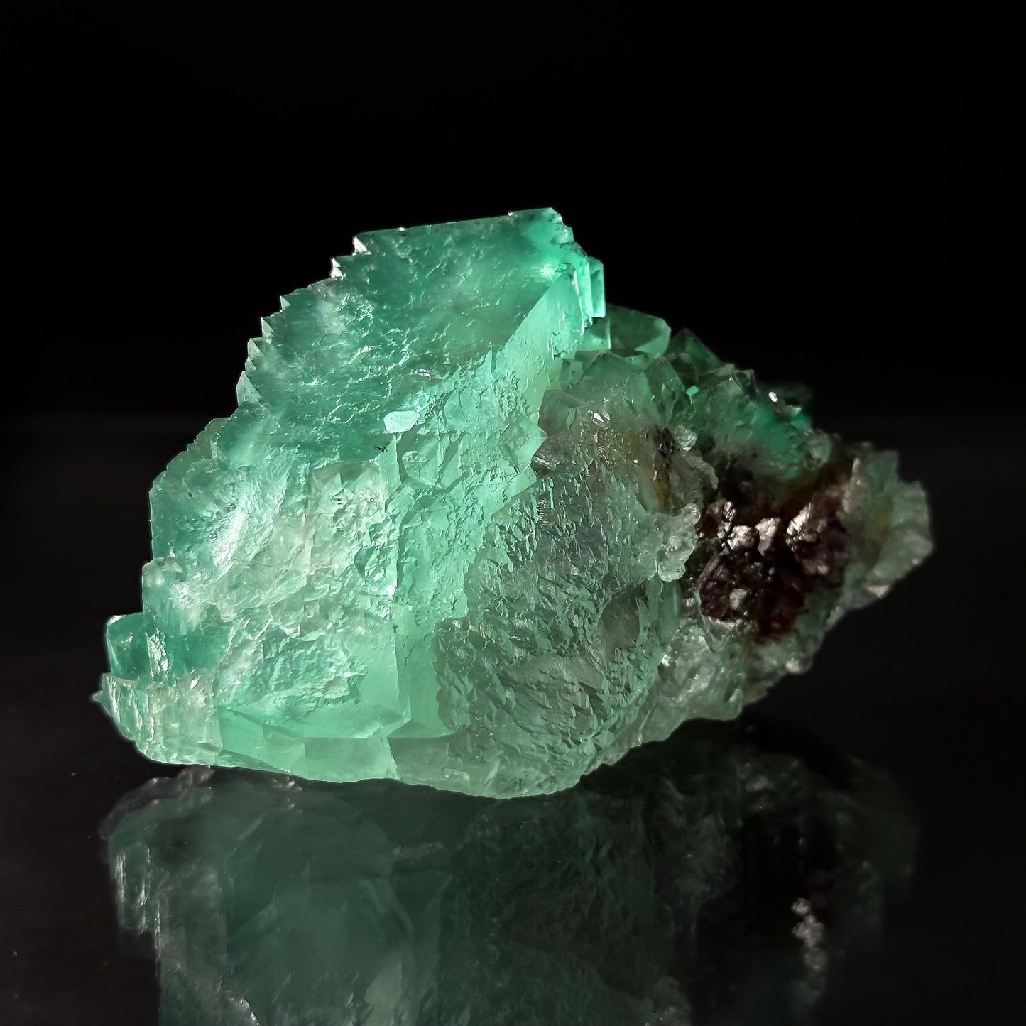 Riemvasmaak Fluorite (South Africa) | octahedral fluorite, green fluorite, mineral specimen