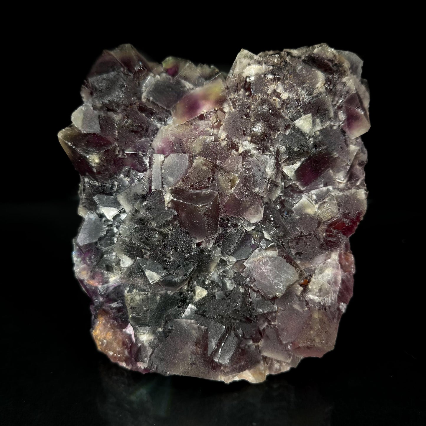 Okorusu Fluorite (Namibia) | fluorite cluster, purple fluorite crystal, mineral specimen