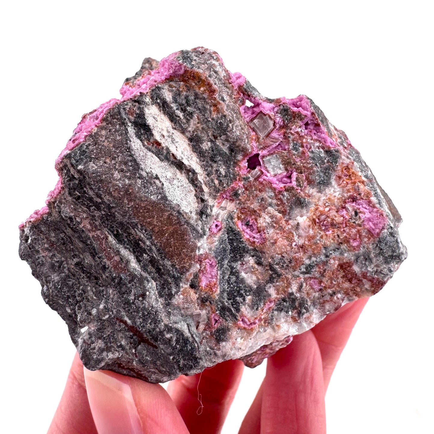 Cobaltoan Calcite (DR Congo) | cobalto calcite crystal, mineral specimen