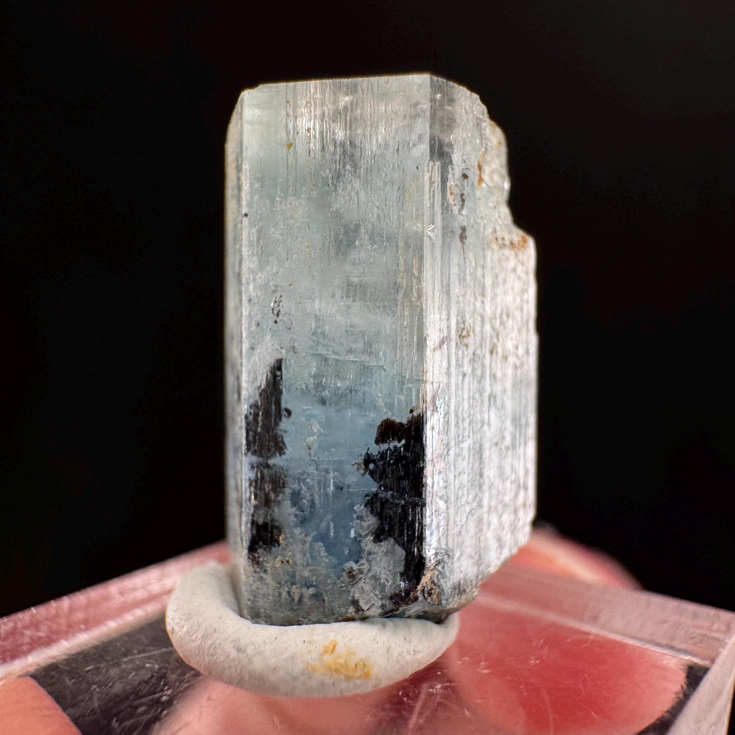Beryl var. Aquamarine (Namibia) | natural aquamarine crystal, mineral specimen