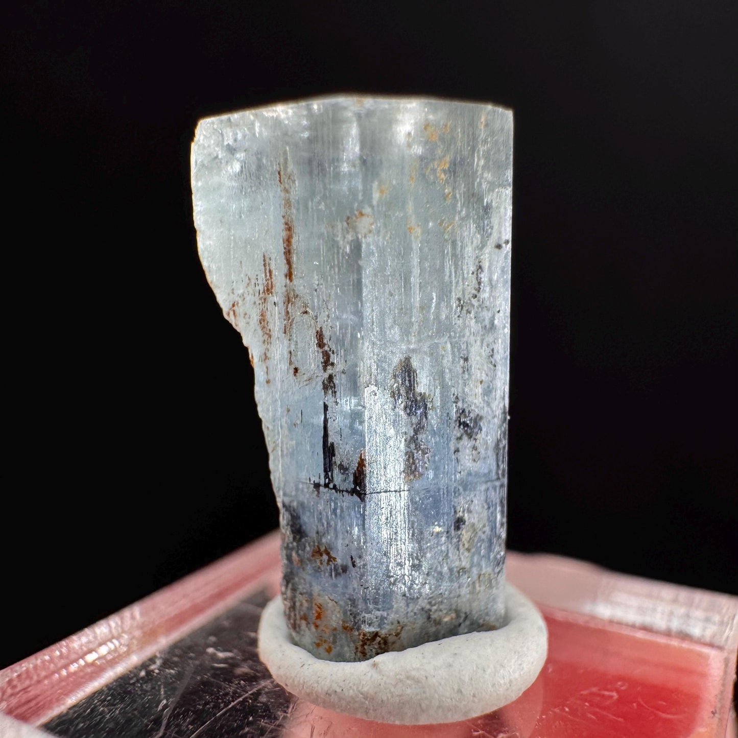 Beryl var. Aquamarine (Namibia) | natural aquamarine crystal, mineral specimen