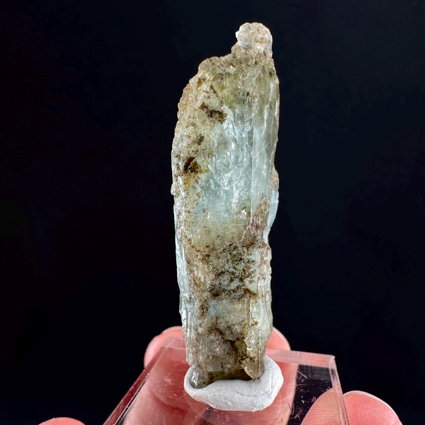 Beryl var. Aquamarine (Namibia) | natural aquamarine crystal, mineral specimen