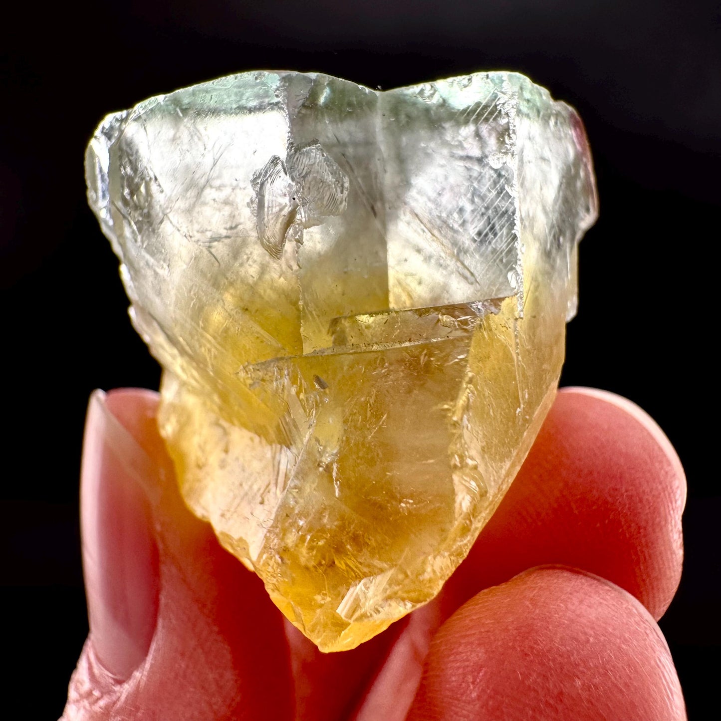 Okorusu Fluorite (Namibia) | yellow fluorite cluster, crystals, mineral specimen