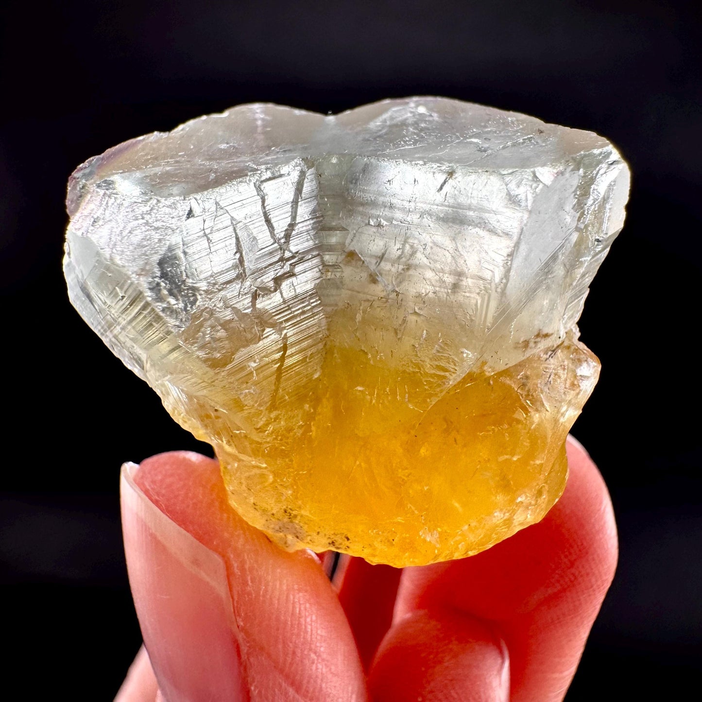 Okorusu Fluorite (Namibia) | yellow fluorite cluster, crystals, mineral specimen