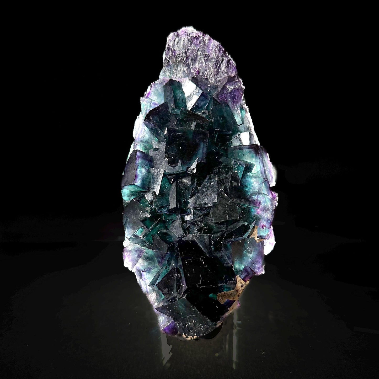 Okorusu Fluorite (Namibia) | green & purple fluorite crystal, mineral specimen