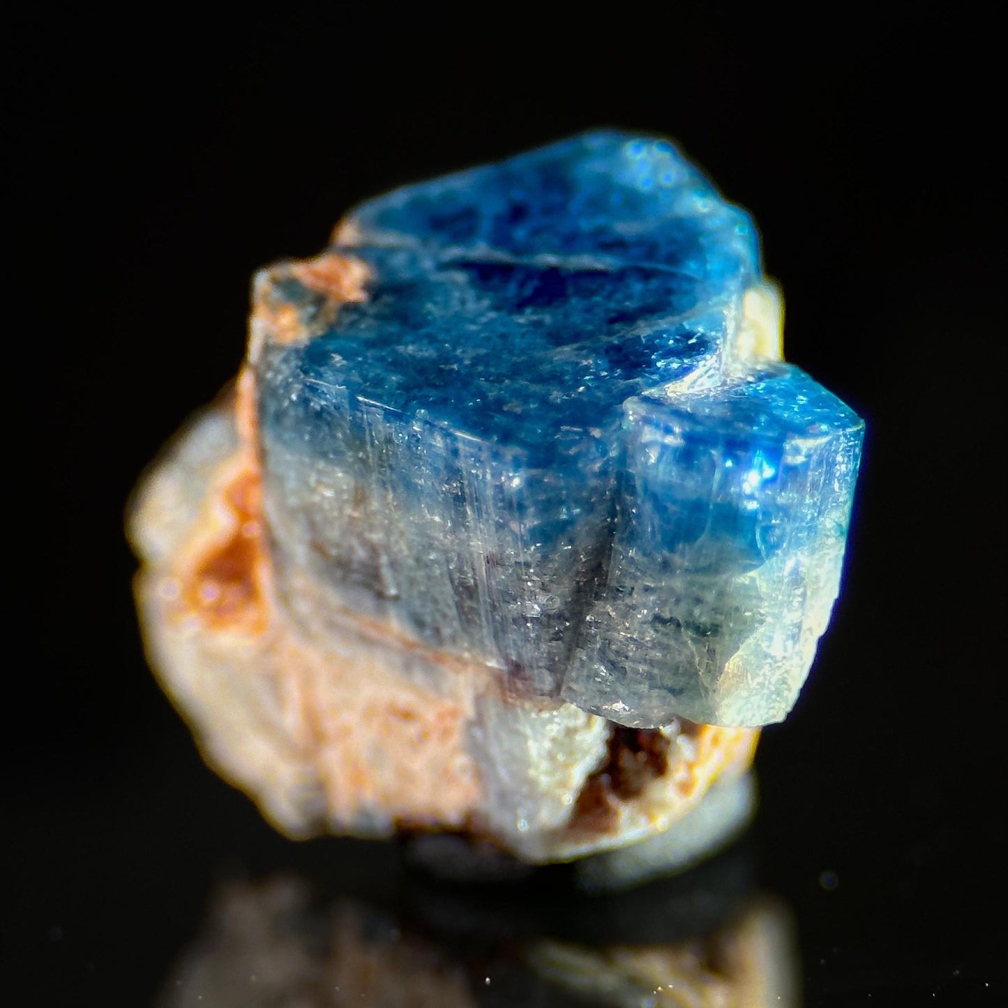 Euclase (Zimbabwe) | blue euclase crystal, rare mineral specimen