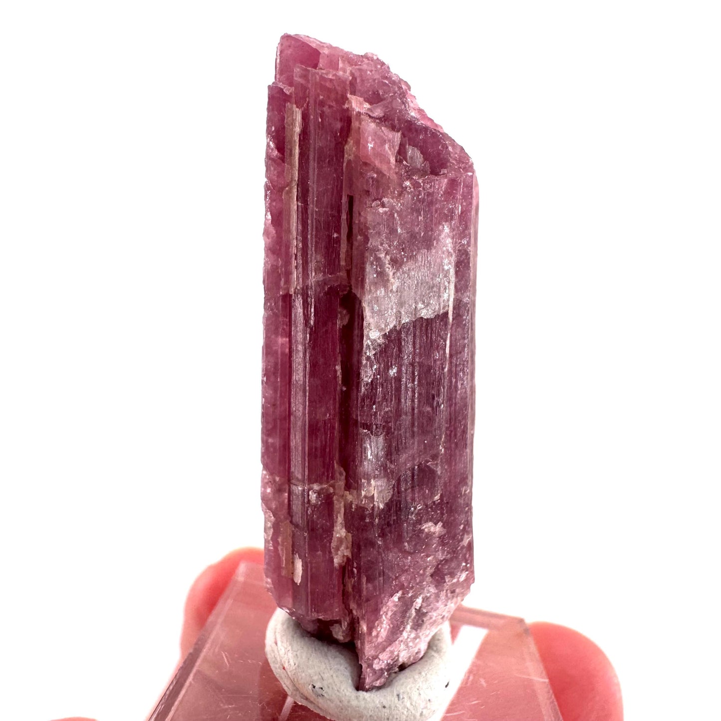 Rossmanite (Tanco Mine, Canada) | pink tourmaline crystal, rare minerals
