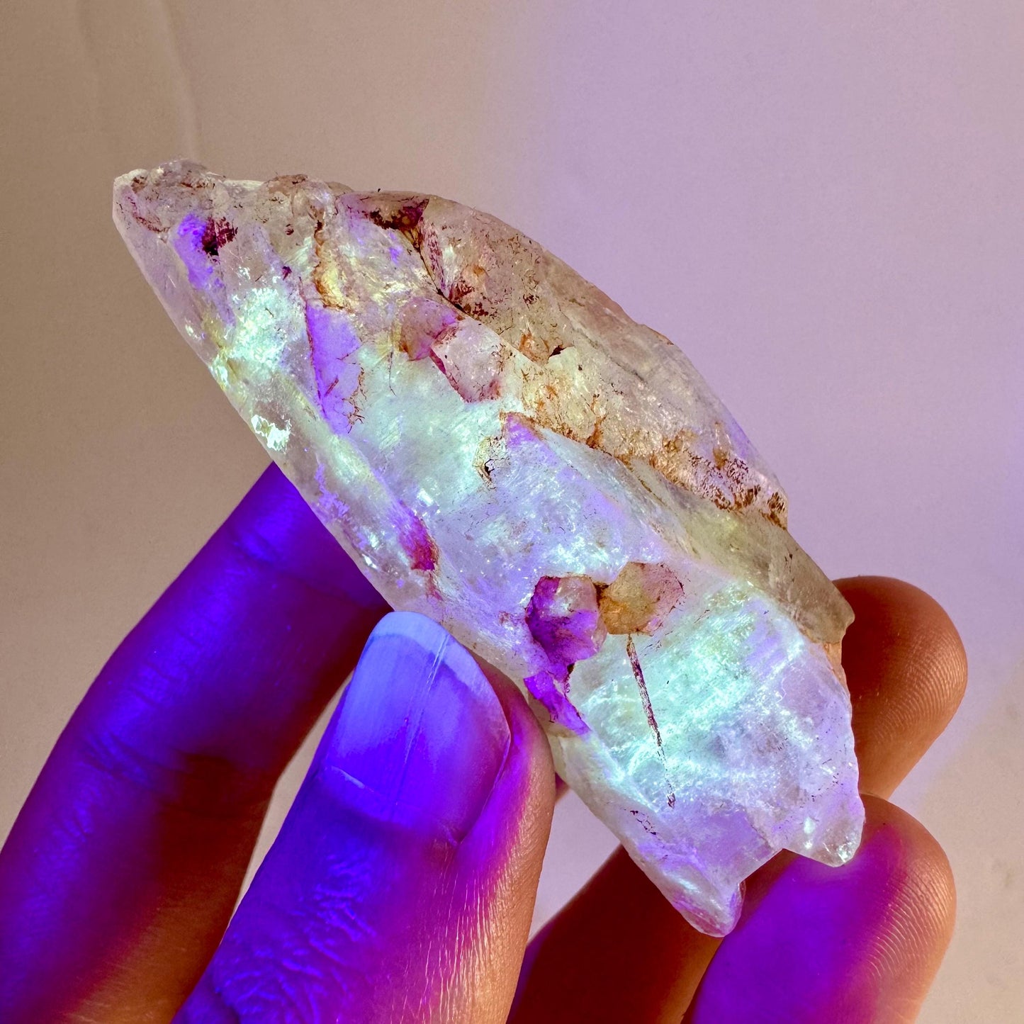 UV Reactive Petroleum Quartz (Madagascar) | natural firefly petroleum quartz crystal, fluorescent minerals