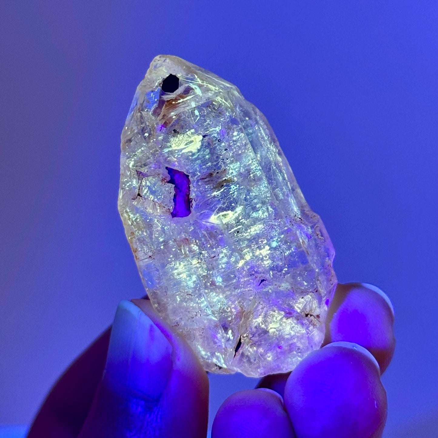 UV Reactive Petroleum Quartz (Madagascar) | natural firefly petroleum quartz crystal, fluorescent minerals