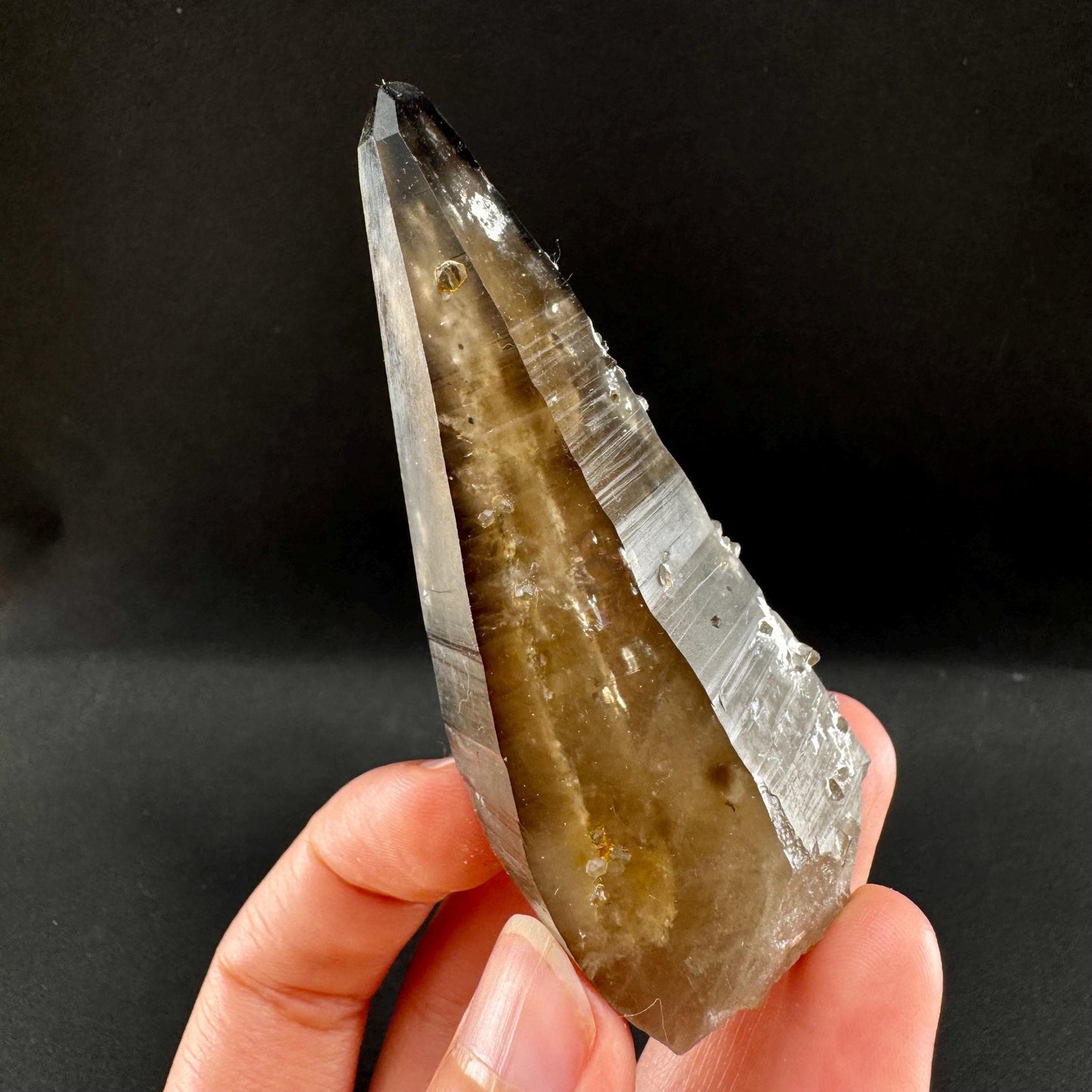Tessin Habit Smoky Quartz (Namibia) | Natural smoky quartz crystal, mineral specimen