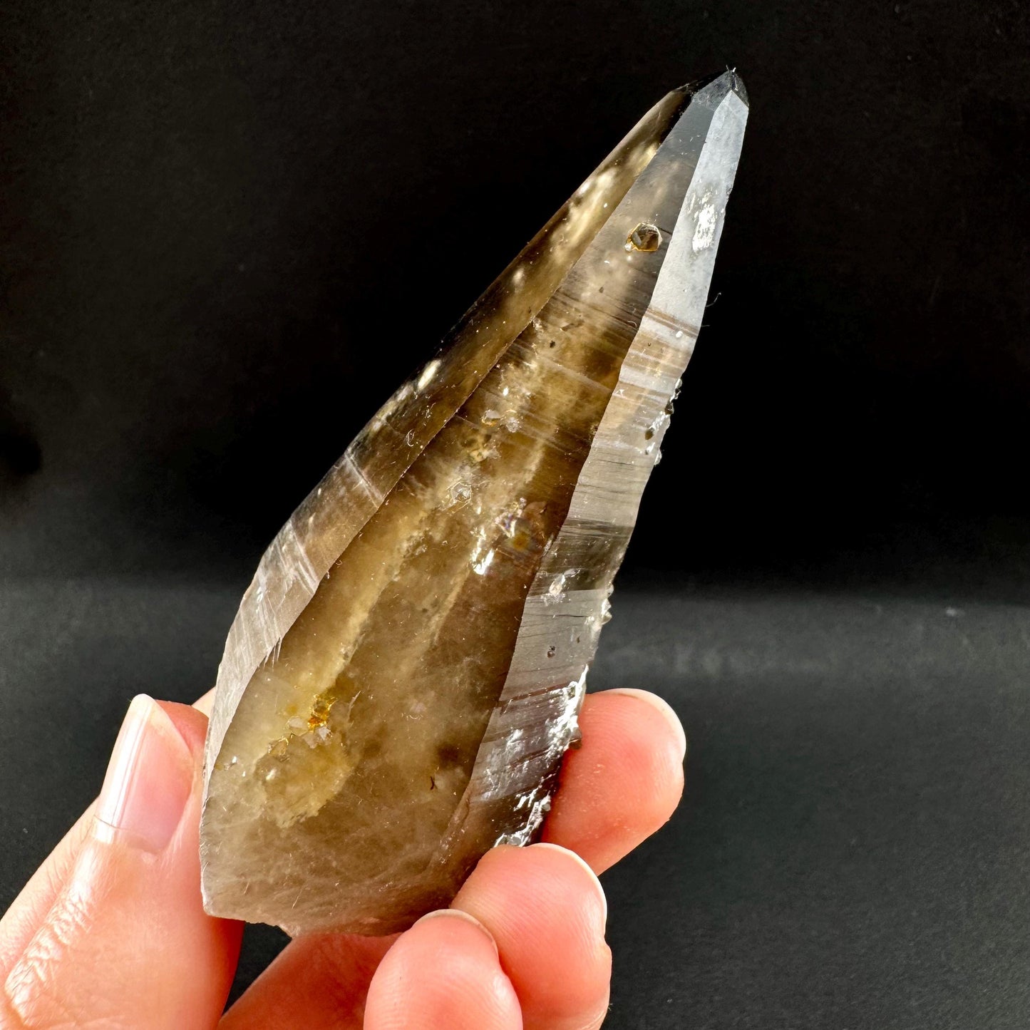 Tessin Habit Smoky Quartz (Namibia) | Natural smoky quartz crystal, mineral specimen