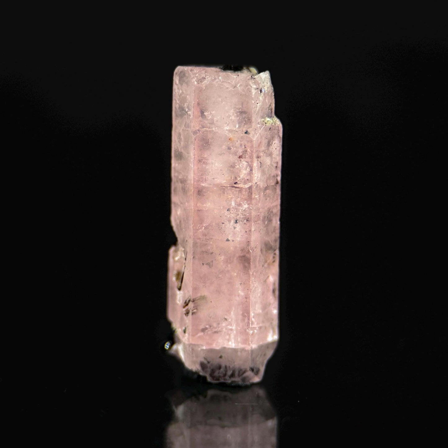 Pink Fluorapatite (Pakistan) | natural pink fluorapatite crystal, rare mineral specimen