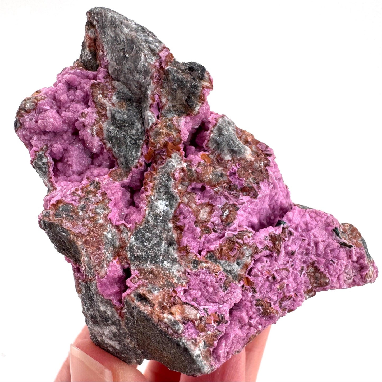 Cobaltoan Calcite (DR Congo) | cobalto calcite crystal, mineral specimen