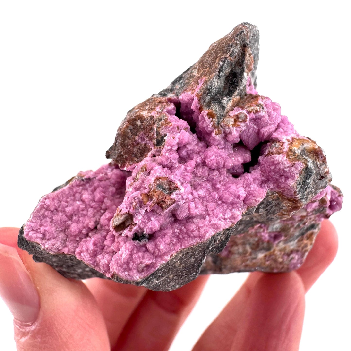 Cobaltoan Calcite (DR Congo) | cobalto calcite crystal, mineral specimen