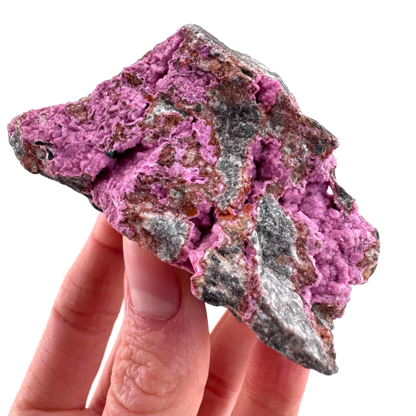 Cobaltoan Calcite (DR Congo) | cobalto calcite crystal, mineral specimen