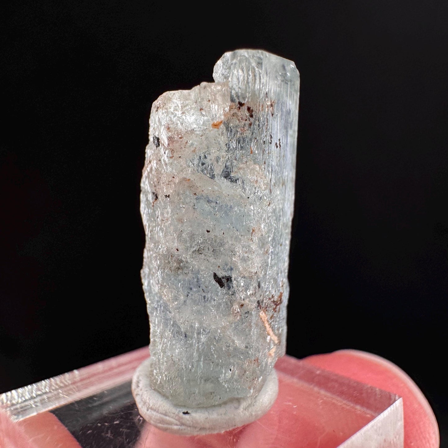 Beryl var. Aquamarine (Namibia) | natural aquamarine crystal, mineral specimen