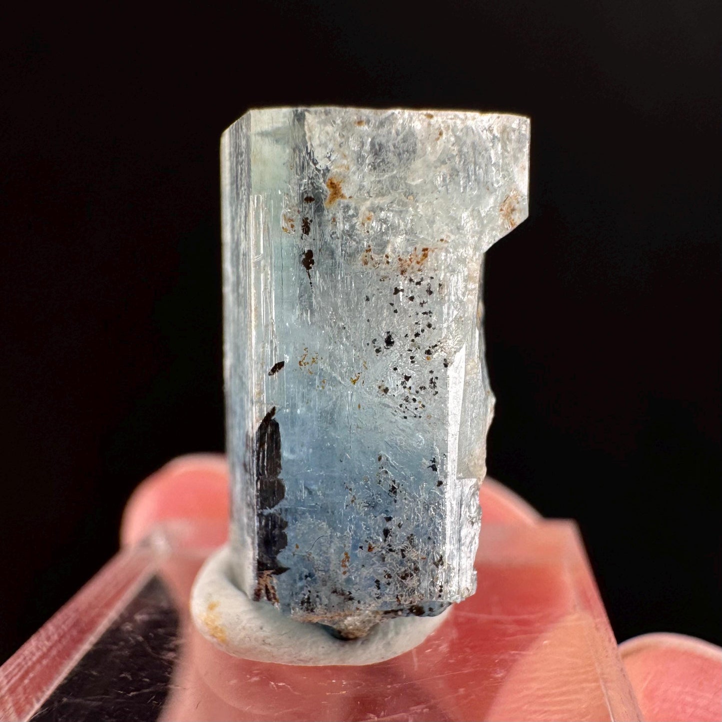 Beryl var. Aquamarine (Namibia) | natural aquamarine crystal, mineral specimen