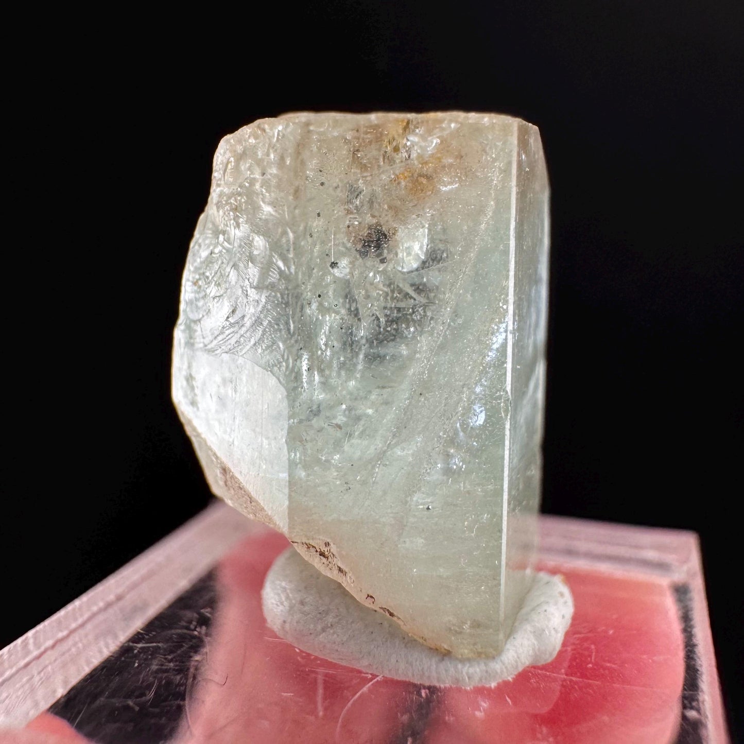 Beryl var. Aquamarine (Namibia) | natural aquamarine crystal, mineral specimen