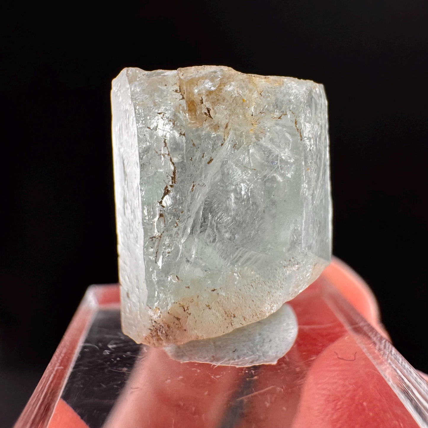 Beryl var. Aquamarine (Namibia) | natural aquamarine crystal, mineral specimen