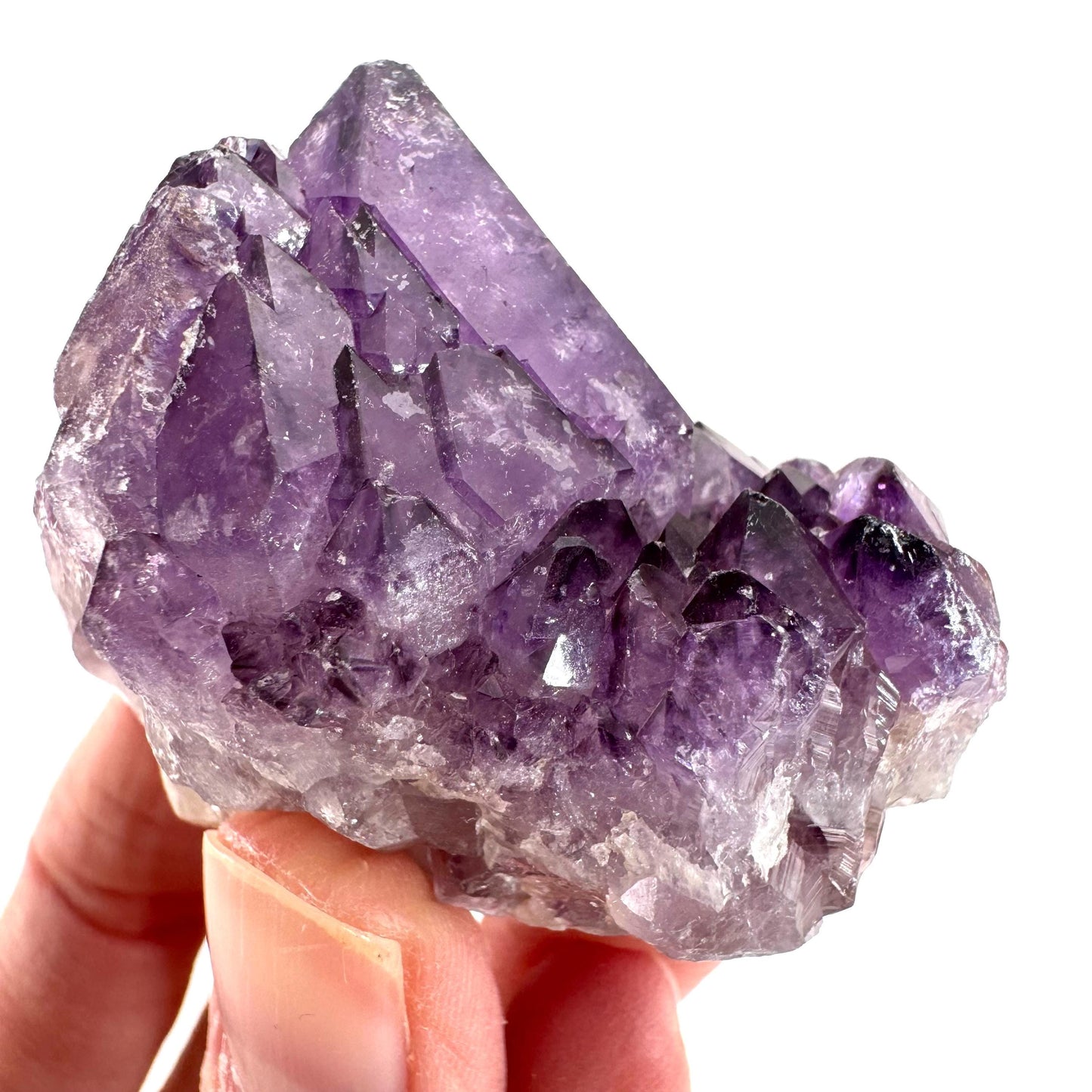 Spirit Quartz (South Africa) | purple spirit quartz crystal, amethyst cluster, mineral specimen