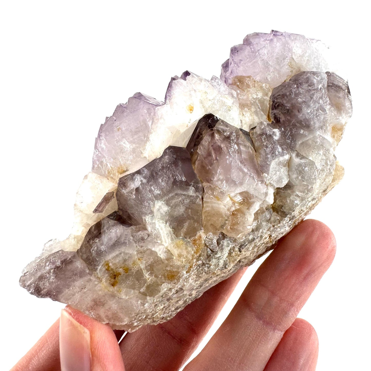 Spirit Quartz (South Africa) | purple spirit quartz crystal, amethyst cluster, mineral specimen