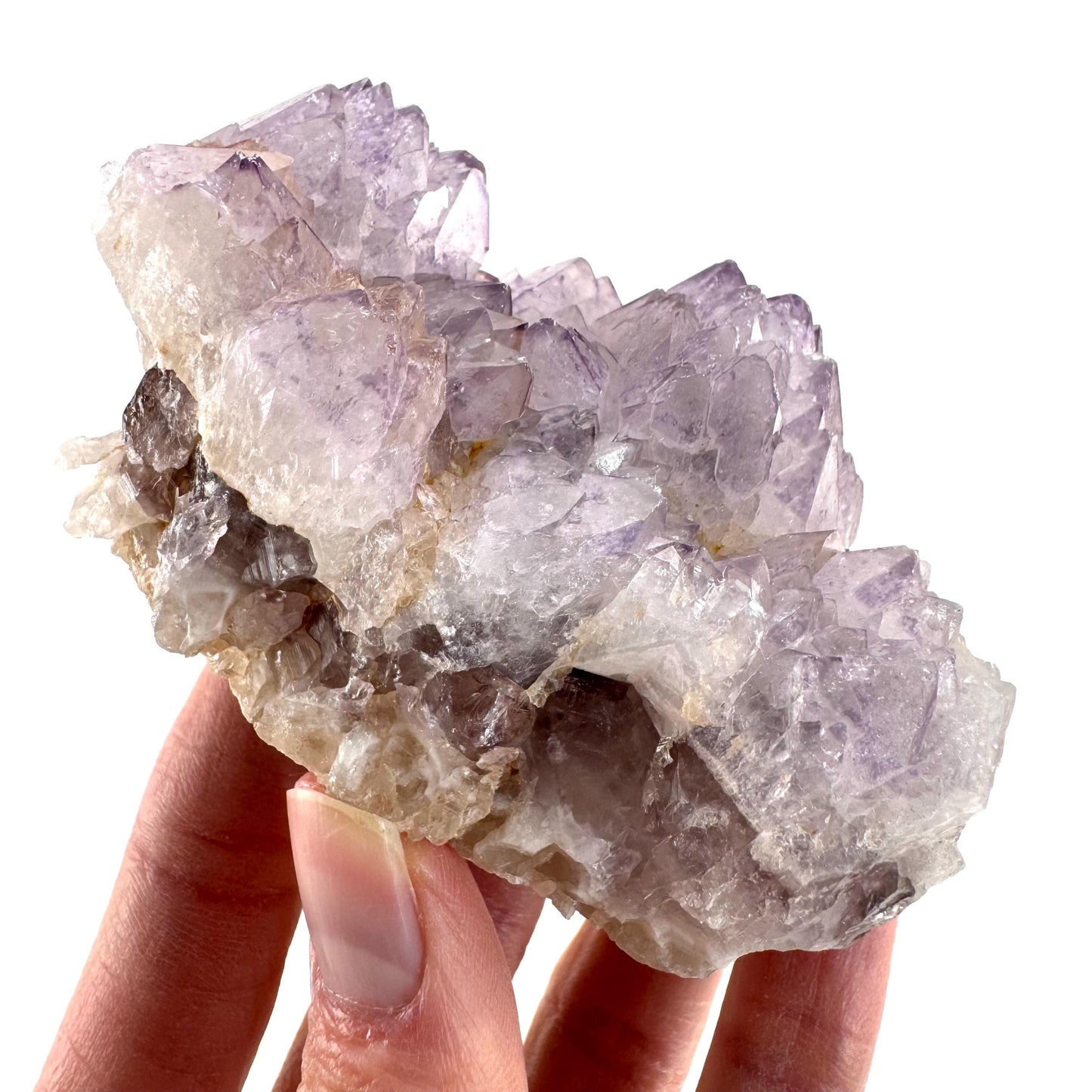 Spirit Quartz (South Africa) | purple spirit quartz crystal, amethyst cluster, mineral specimen